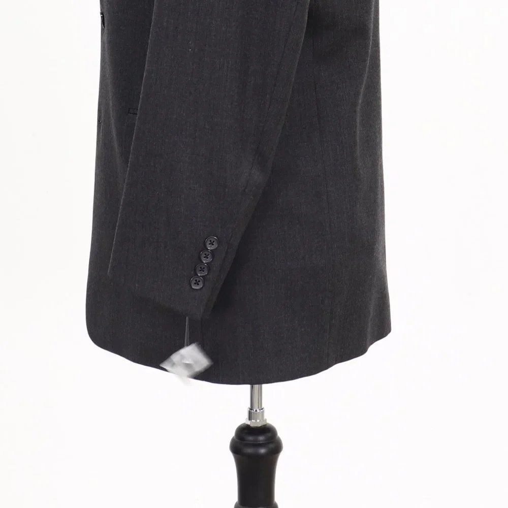 Hart Schaffner Marx Bespoke Golden Trumpeter 39L Gray Sport Coat Jacket 3B B286